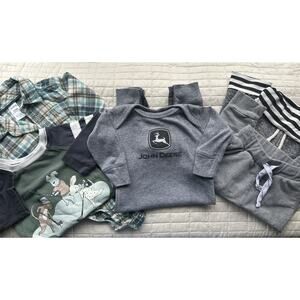 Baby Boy 12month 5 Piece Mixed Clothing Lot John Deer Carter’s Tommy Bahamas +